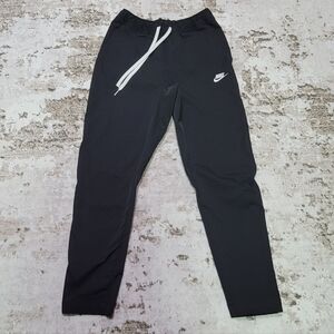 EUC Nike Club Woven Taper Pants Mens Small Black Athletic Joggers